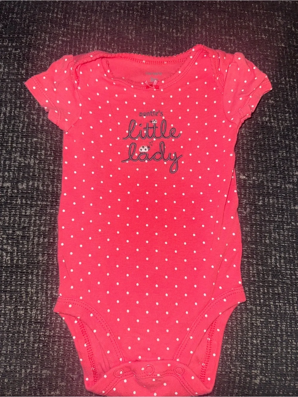 Carter's Black Baby One-Piece with Gold 'Girl Boss' Graphic